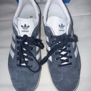 Adidas Navy and White Classic Sneakers